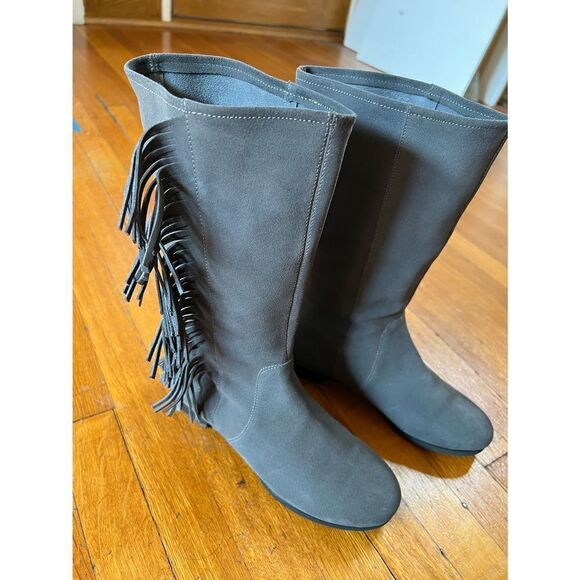 Venilla Suite Suede Fringe boots - Picture 6 of 6